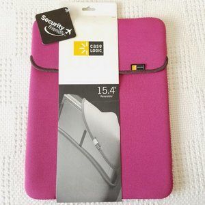 New Case Logic Laptop reversible case (pink/brown)
